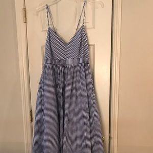 Sz 12 Classic J Crew Gingham Dress EUC